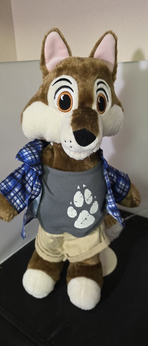 BUILD A BEAR Great Wolf Pack Lodge WILEY THE WOLF Plush BAB 16” Stuffed Q1